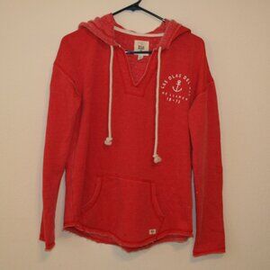Billabong Las Olas Del Mar Coral Hoodie Sweatshirt Women’s Sz L